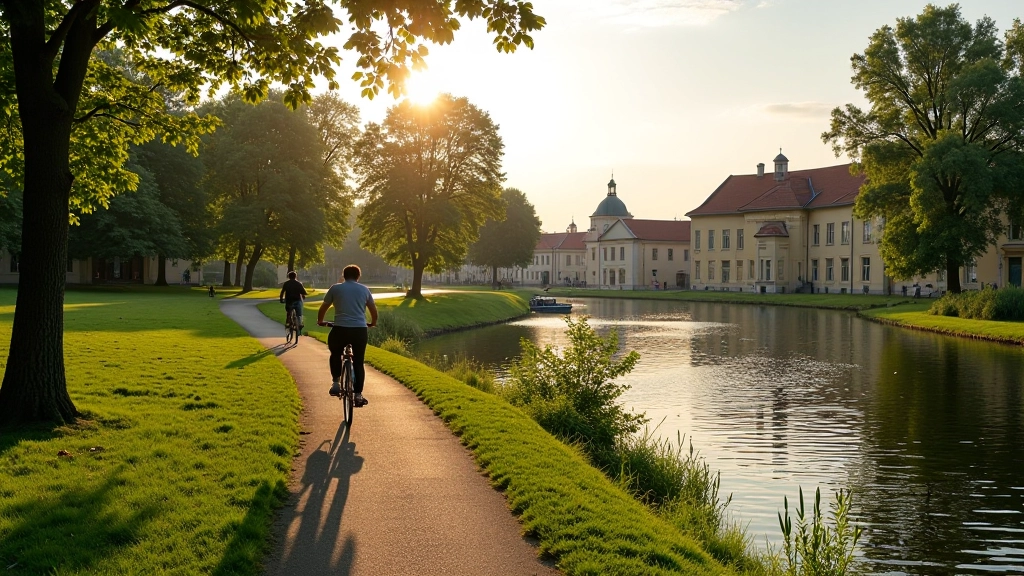 Daugavas ielejas ceļš ar vēsturiskiem tiltiem un skatu uz upi